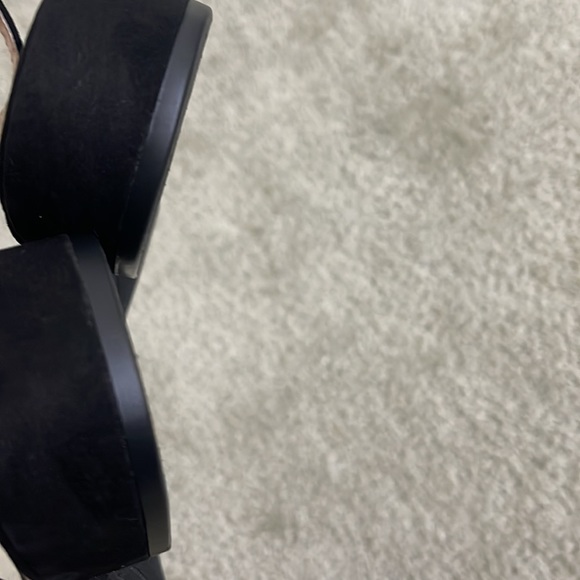 Black Ankle Strap Sandals - Picture 5 of 8